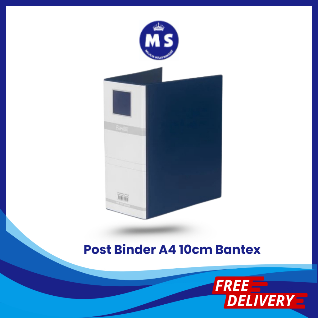 

INSERT POST BINDER A4 10CM BANTEX 1311