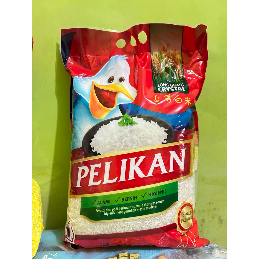 

Beras Pelikan 5kg x 5 pack