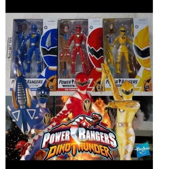 power rangers dino Thunder 1 set