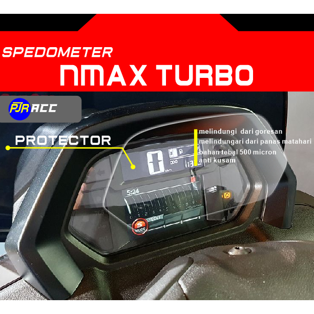 stiker sticker antigores spedometer NMAX TURBO tebal VPF 500 micron YAMAHA