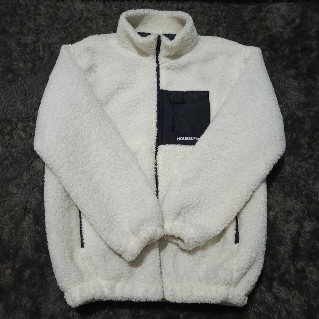 Jacket Sherpa House Of Smith - Cream (Preloved)