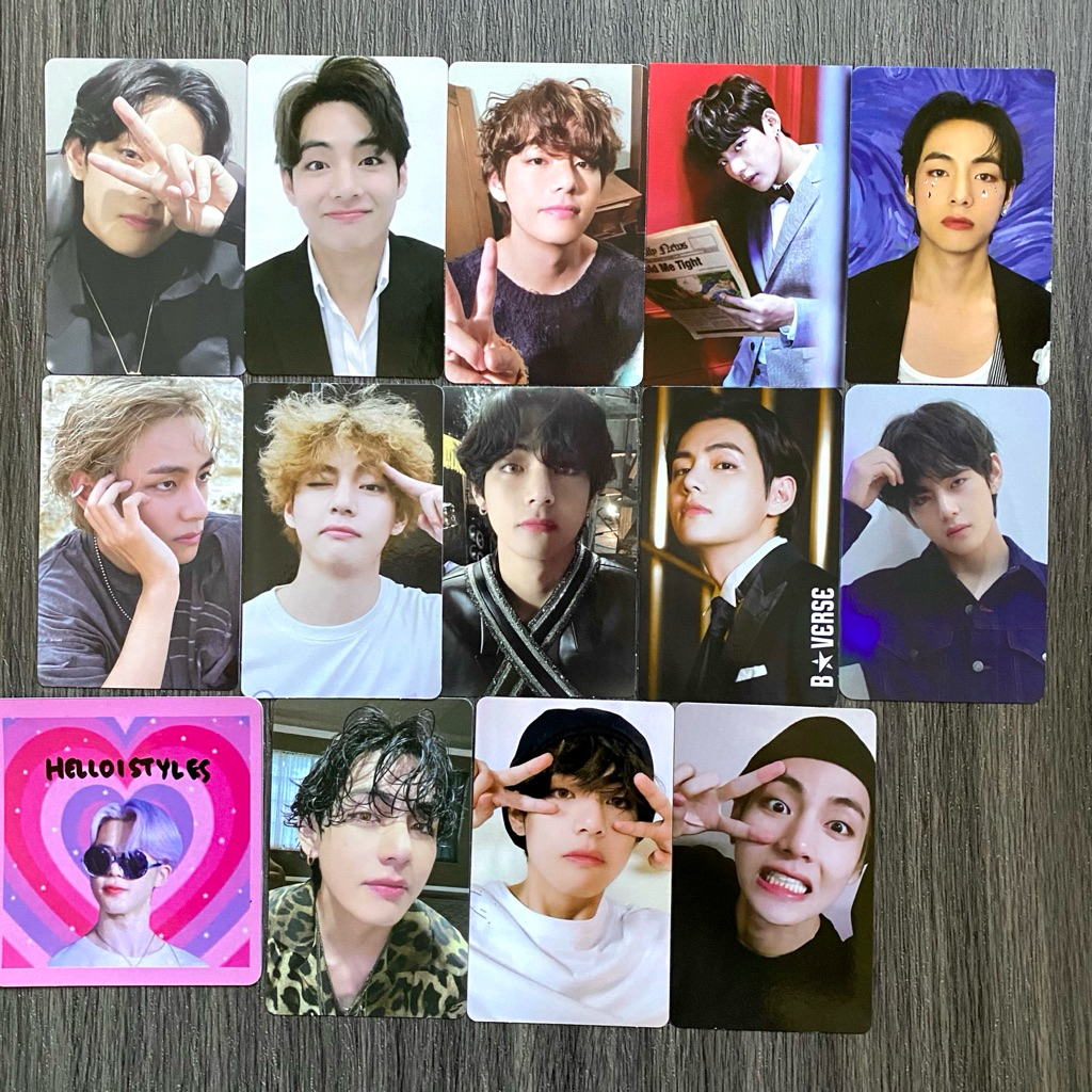 PHOTOCARD PC BTS TAEHYUNG V OFFICIAL BVERSE MOTS CLUE LY EUROPE 5TH MUSTER MAGIC SHOP DOPE LAYOVER