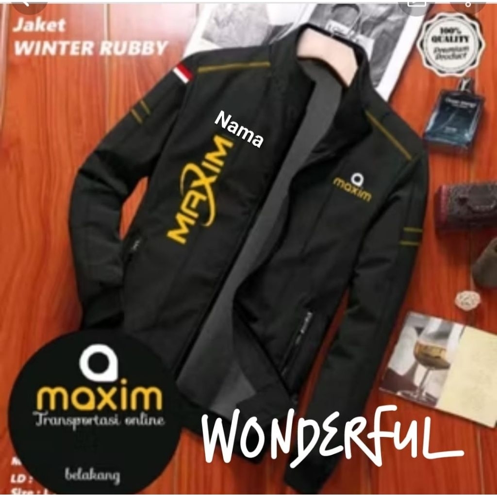 JAKET MAXIM PRIORITAS / WINTER RUBBY MAXIM / MAXIM DRIVER / JAKET OUTDOOR / JAKET MURAH / JAKET OJOL