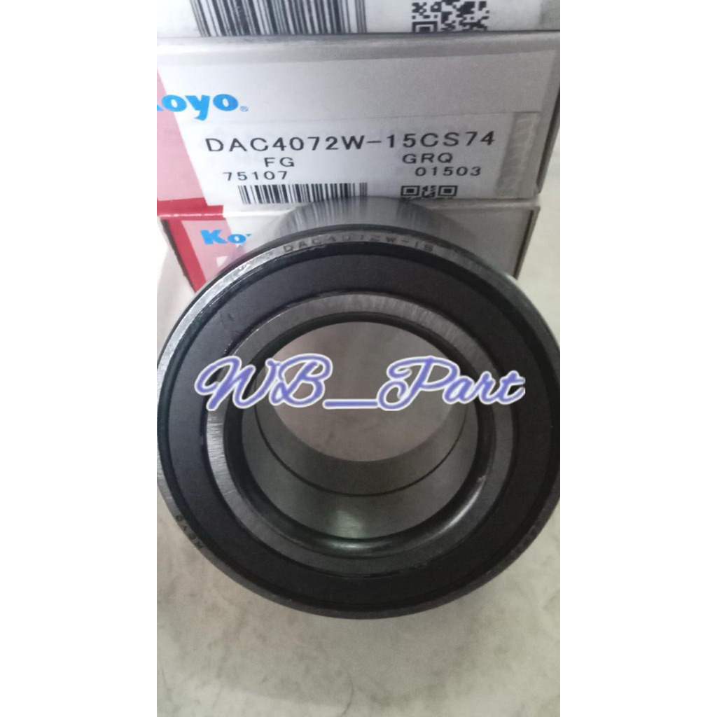 Bearing DAC4072W-15 ASB KOYO LAHER DAC4072-15 ASB KOYO RODA DEPAN Swift SPLASH AERIO ABS (SENSOR)