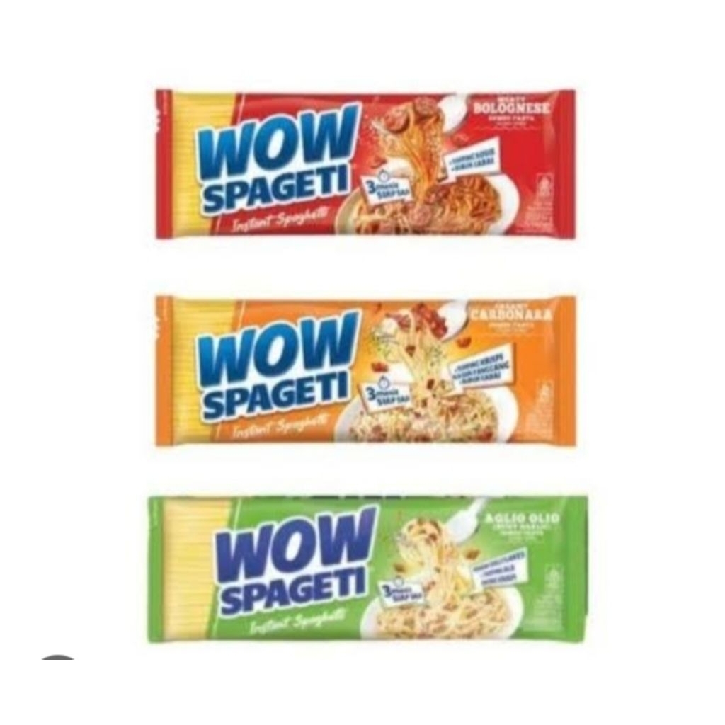 

Wow Spageti All Varian Spaghetti Bolognese Carbonara Harga 1 PCS