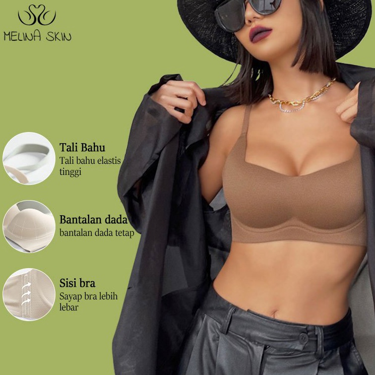 Wanita Seamless Minimizer Bra Musim Panas Ultrathin Pushup Bra Tube Top Pakaian Dalam Wanita Pakaian