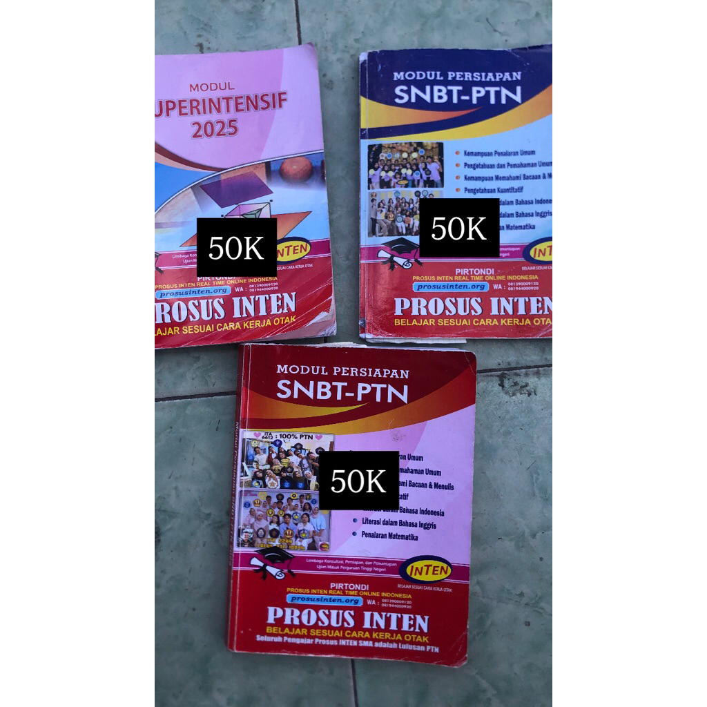 preloved buku snbt inten 2025