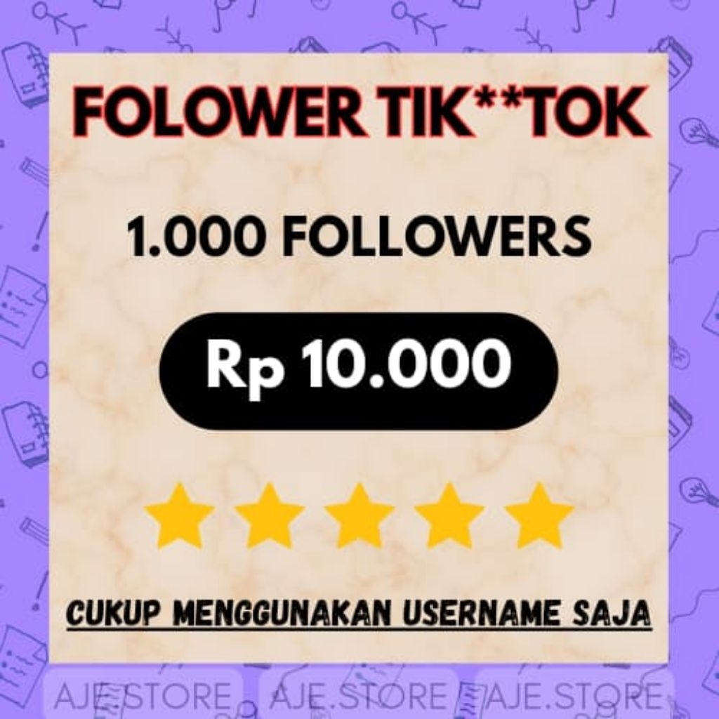 FOLLOWERS TIK**TOK PERMANEN BERGARANSI REAL AKTIF