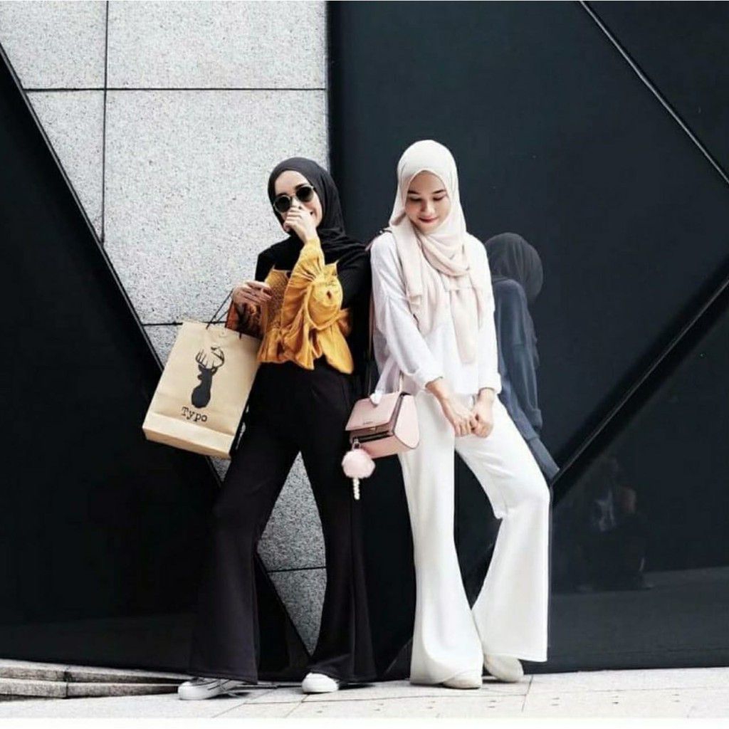 kulot scuba premium cutbray panjang wanita