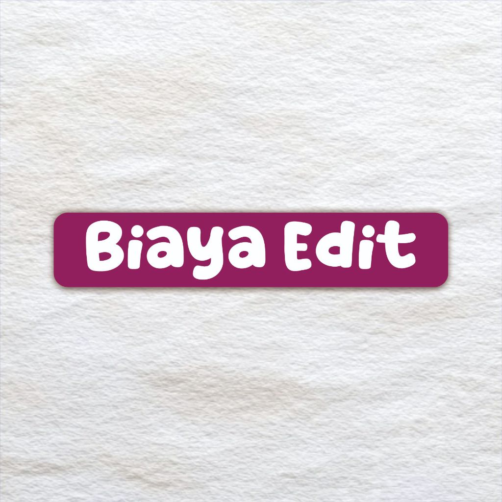 

Biaya Edit Untuk Stiker / Pouch