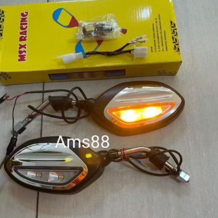 Spion Led Lampu Sein Honda Beat Vario 125 Vario 150 160 Genio Scoopy Kaca Spion Motor Sen Led