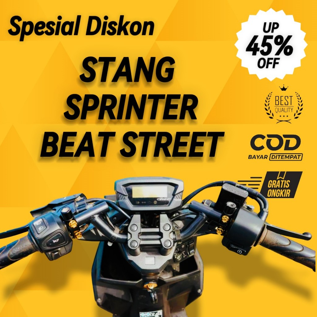 STANG SPRINTER RACING (BISA COD) PNP BEAT STREET UNIVERSAL SEMUA MOTOR