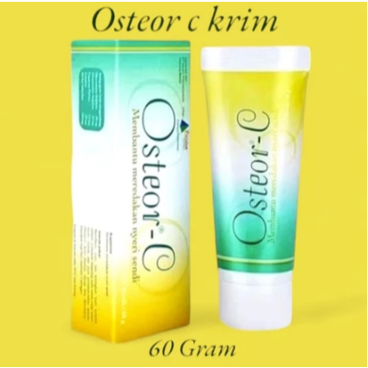 Osteor C Cream Krim Meredakan Nyeri Sendi & Artritis Kesehatan Tulang Box Tube 60g