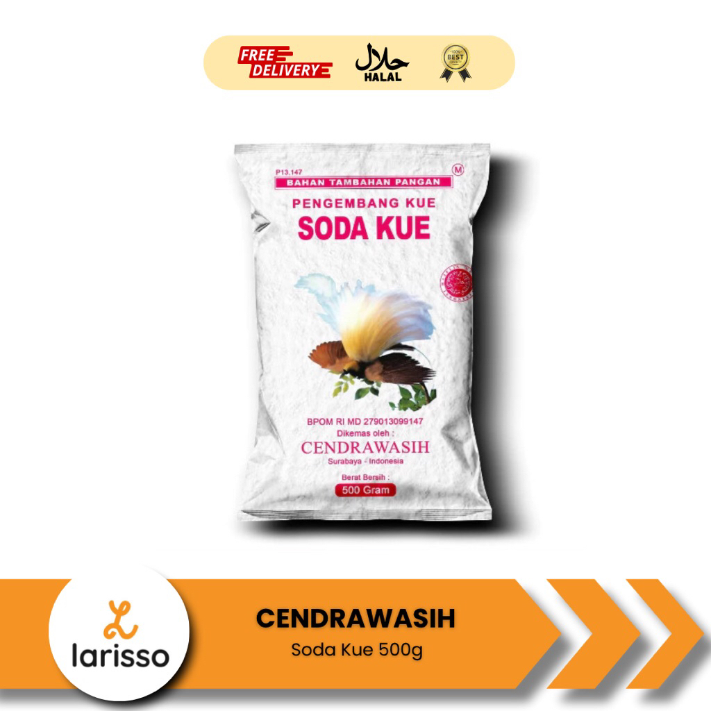 

Cap Cendrawasih Soda Kue 500gr