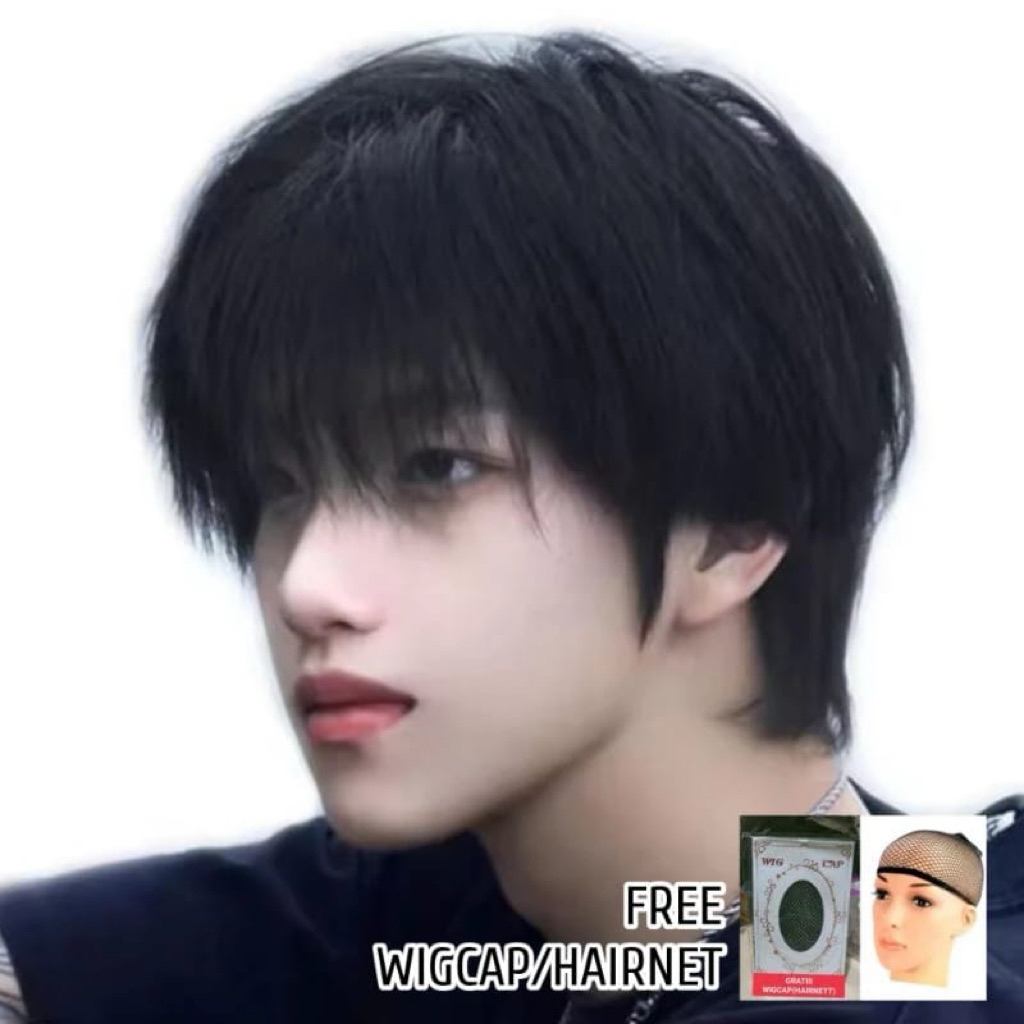 Wig Rambut Palsu Model Korea Bonus Harnet