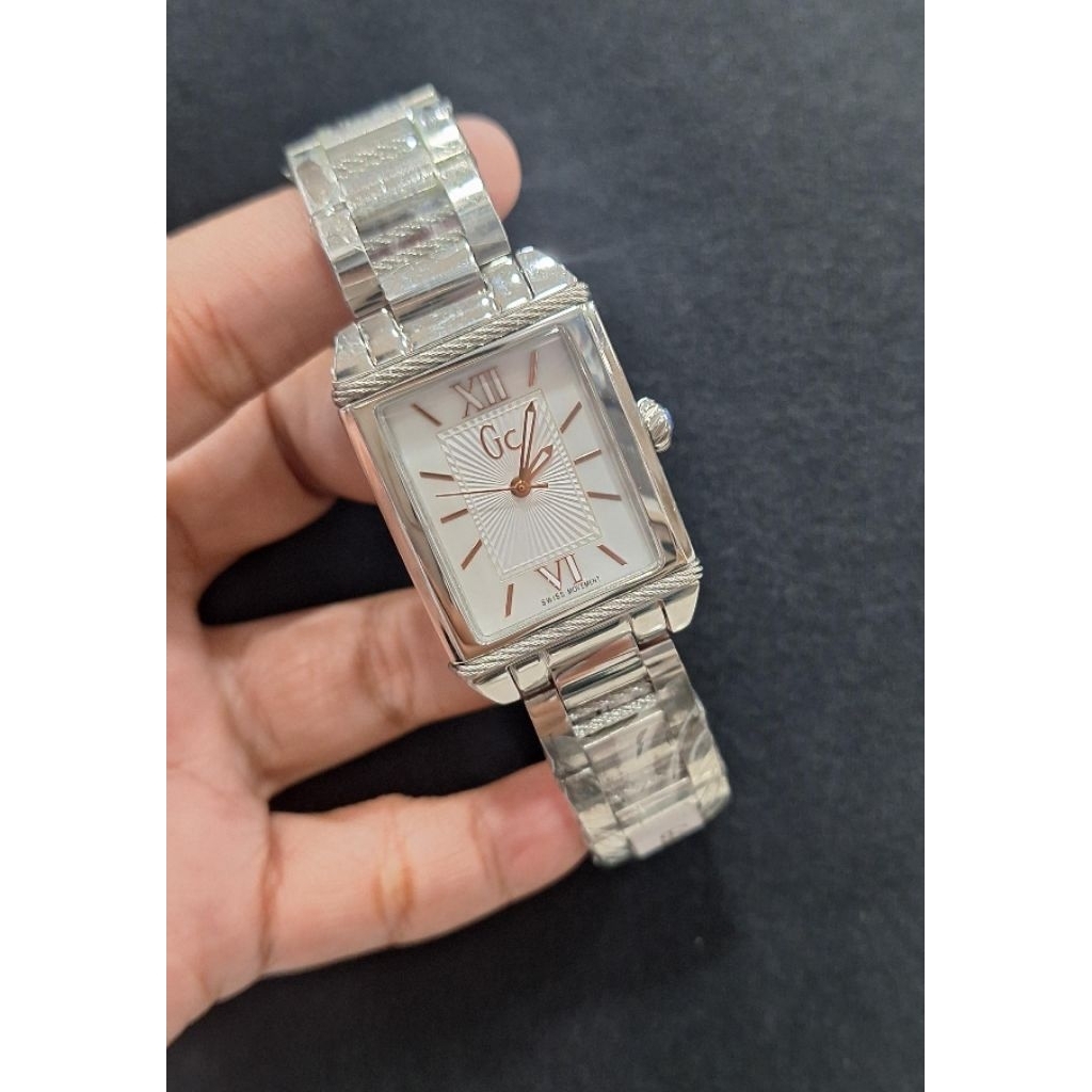 JAM TANGAN WANITA GC STAIN STEEL SILVER