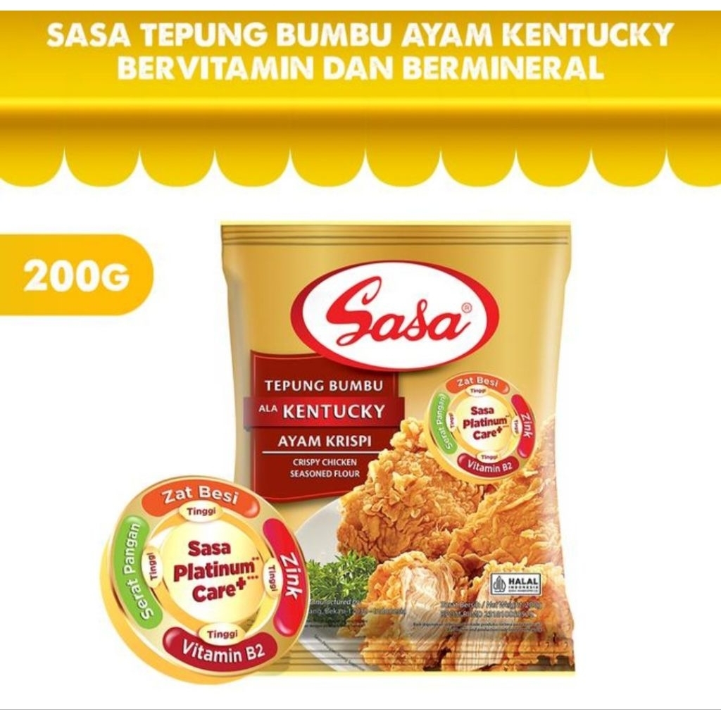 

Sasa Tepung Bumbu Serbaguna Kentucky (200 Gr)