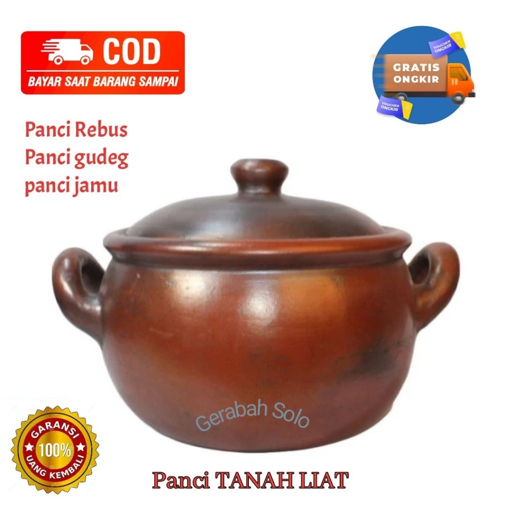 PANCI KENDIL KEALI GUDEG PANCI TANAH LIAT PANCI REBUS JAMU