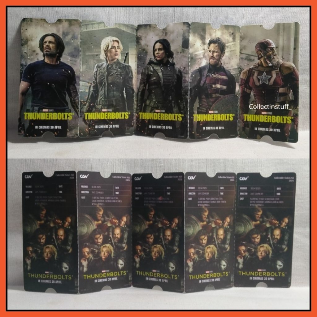 [READY STOCK] Collectible Ticket Marvel Studios Thunderbolts* (Official Merchandise)