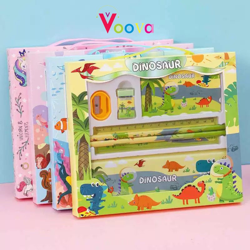 

VOOVA Paket Alat Tulis Lengkap/ Alat Tulis Lucu/ Paket ATK Sekolah/ Alat Tulis Sekolah Lucu/ Stationary Set/ ATK 7 in 1
