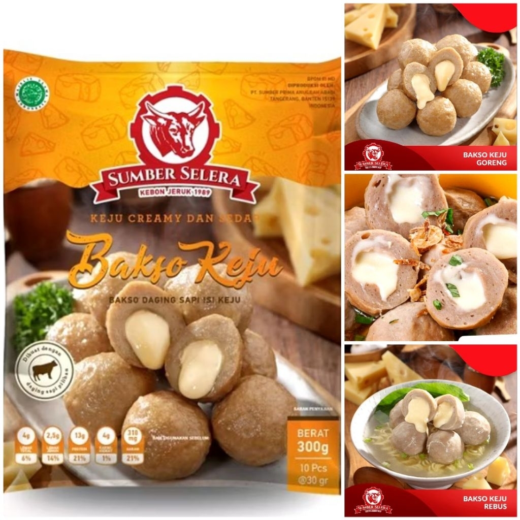 

Sumber Selera Bakso Sapi Isi Keju / BAKSO KEJU | Berat Bersih 300 gram