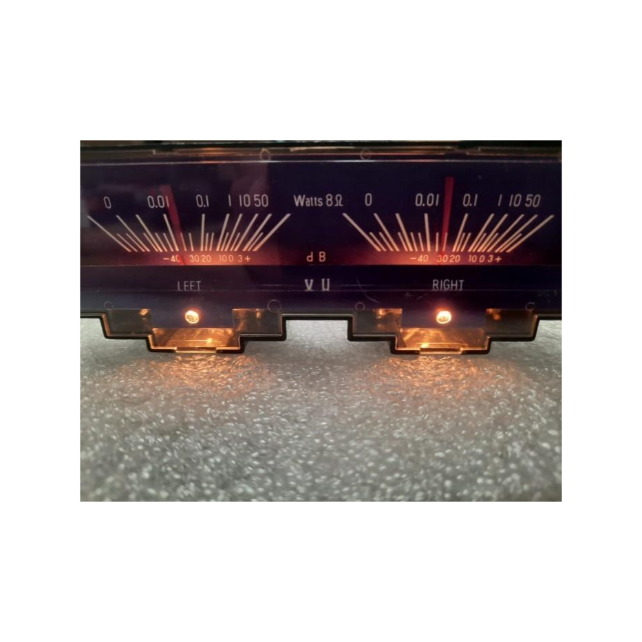 VU Meter Stereo Audio Analog ( TANPA Kit Driver Stereo ).