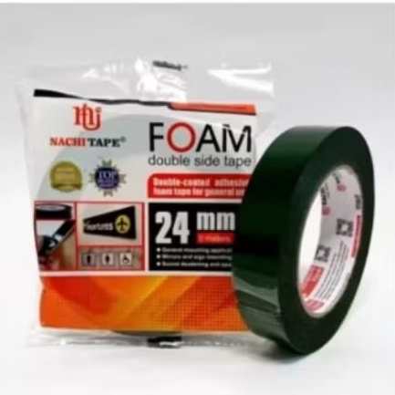

NACHI DOUBLE SIDE FOAM DOUBLE TAPE BUSA 24 MM X 5 METER HIJAU
