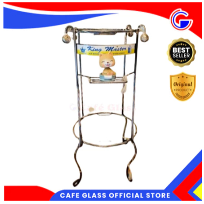 Kaki Guci Besi / Rak galon / Tatakan Guci Minum / Kaki Galon / Kaki Guci King Master