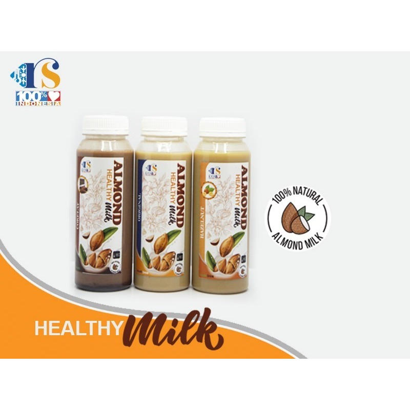

Susu Almond Botol | Almond Healthy Milk | Almond Rasa Cokelat | Susu Almond Sehat