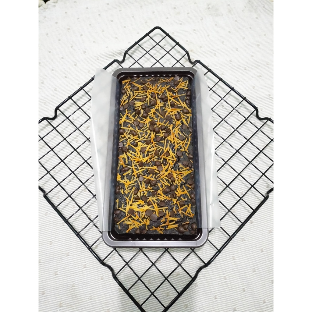 

Brownies Panggang | Oat flour | Brownies Loyang | Fudgy Brownies | Topping Classic