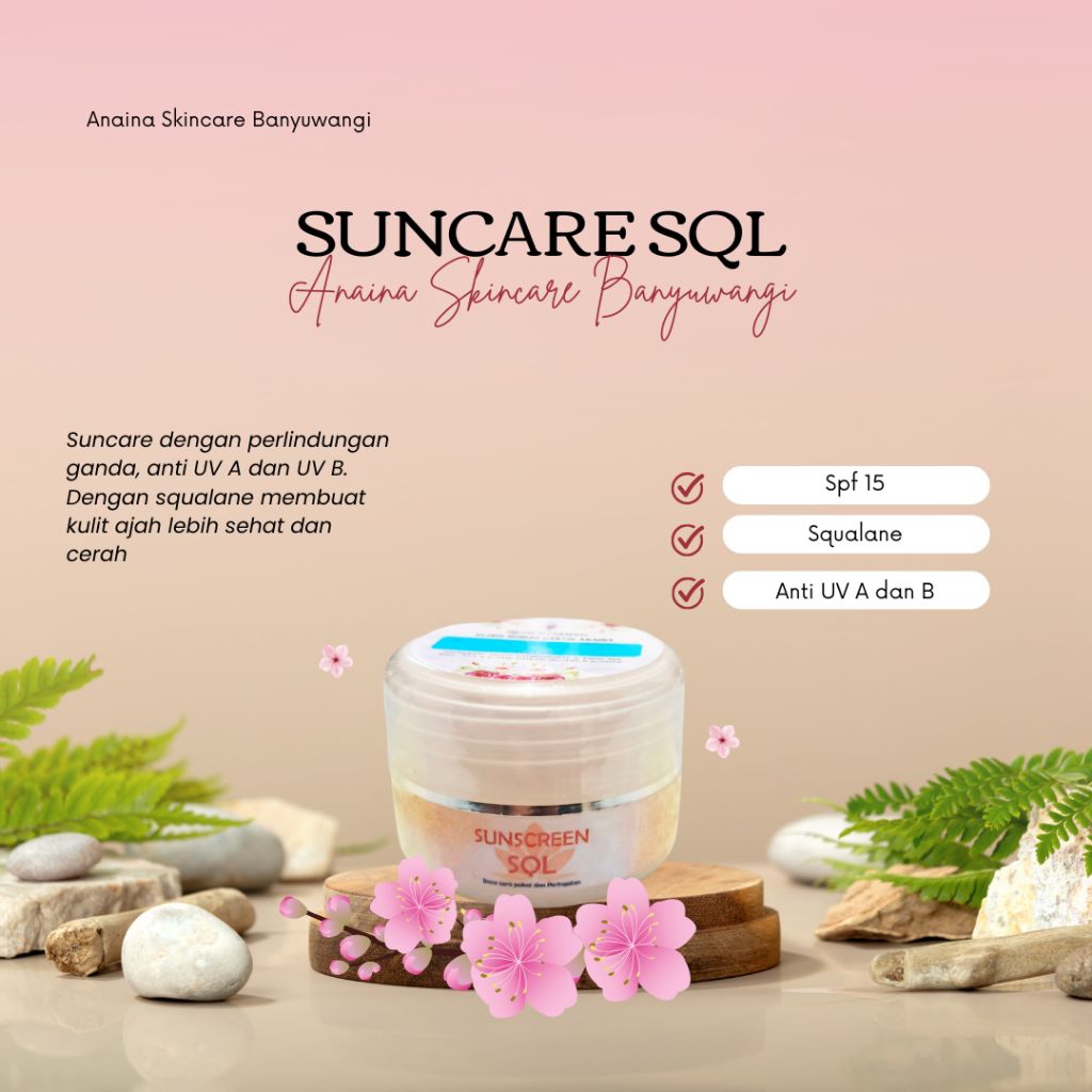 Suncare Squalane Anaina Skincare