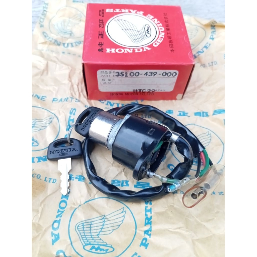 Kunci kontak Honda GL100 GL125 tahun 1979 Original