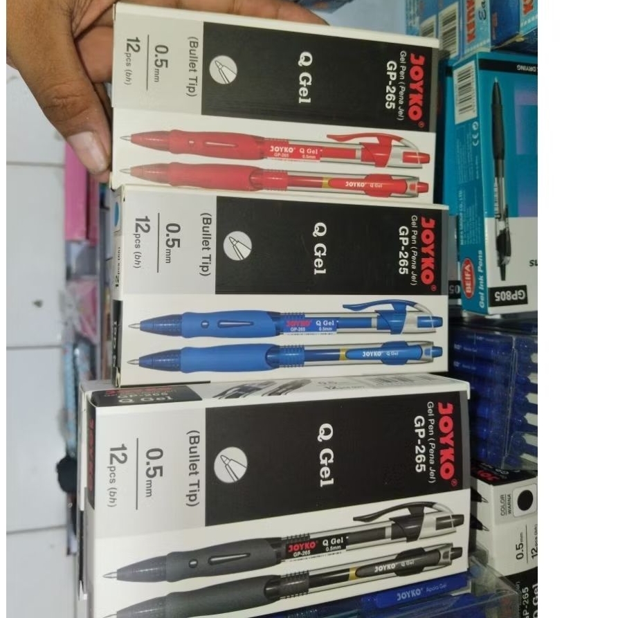 

Pulpen Joyko Gp 265 warna 1 pack isi 12 pcs