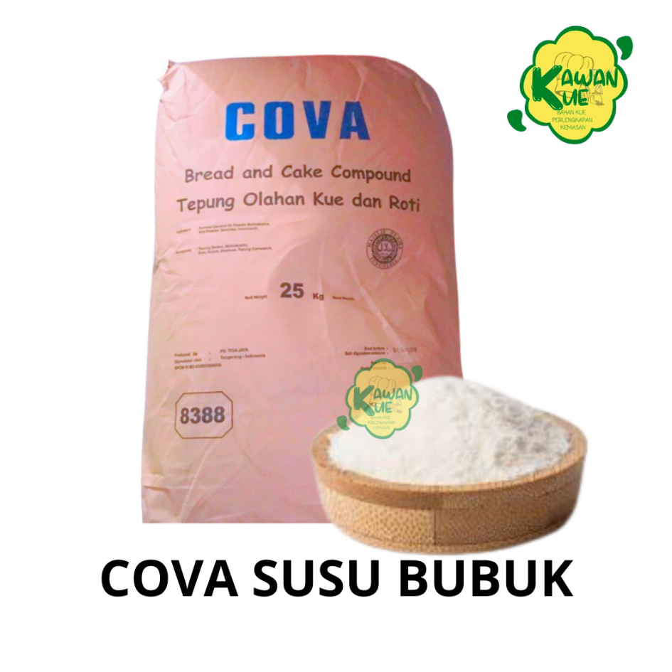 

Susu Bubuk Olahan Untuk Campuran Kue dan Roti Cova Rep 500gram