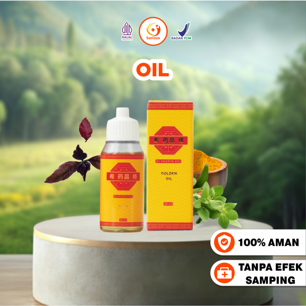 OIL XI YAOPIN ZHI Minyak Ambeien Luar Atasi Nyeri dan Perih Wasir