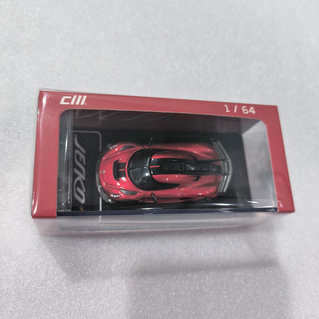 CM MODEL KOENIGSEGG JESKO ATTACK METALLIC CHERRY RED
