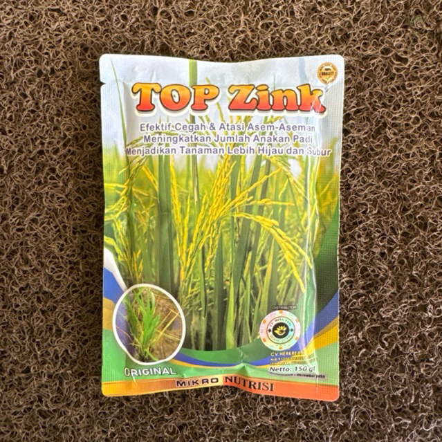 TOP ZINK~Nutrisi pemulih tanaman sakit 150 gram