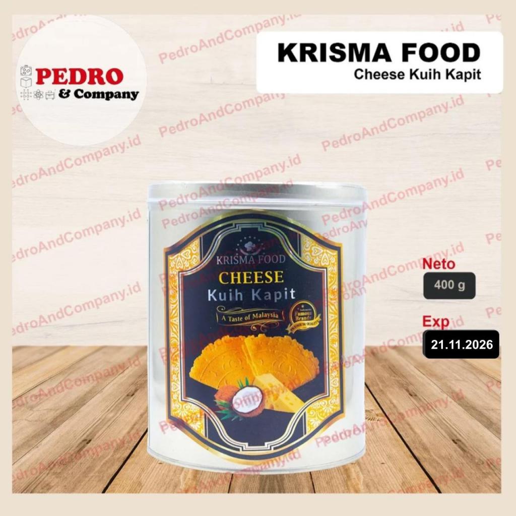 

Krisma food CHEESE keju kuih kapit 400 gram - kue kapit malaysia
