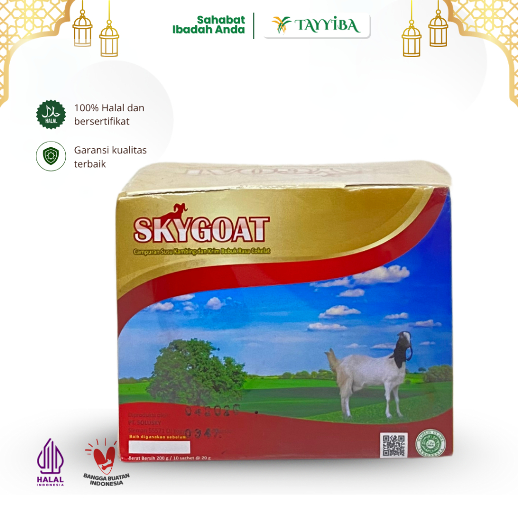 

Susu Kambing Etawa Bubuk Sky Goat Rasa Original 1 Box Isi 10 Sachet
