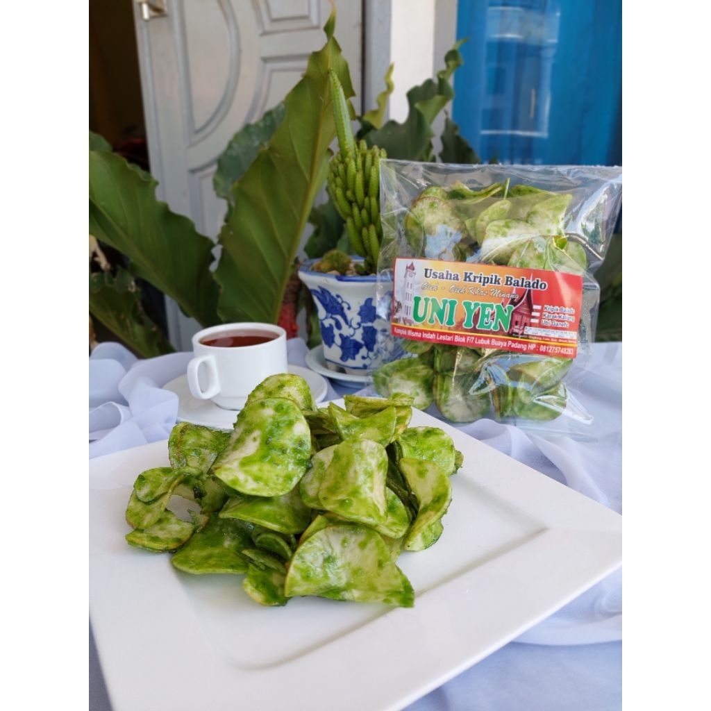 

kripik balado hijau