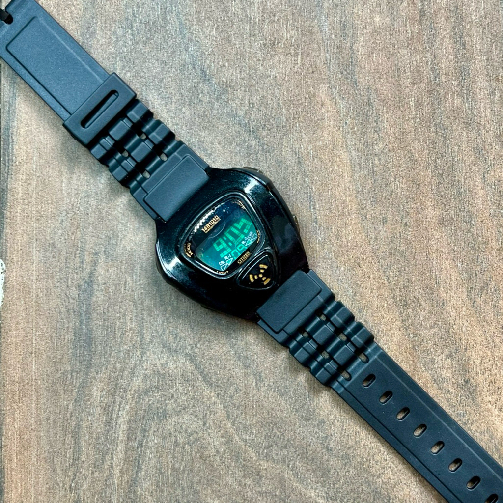 jam tangan digital citizen independent 1481010 rare second