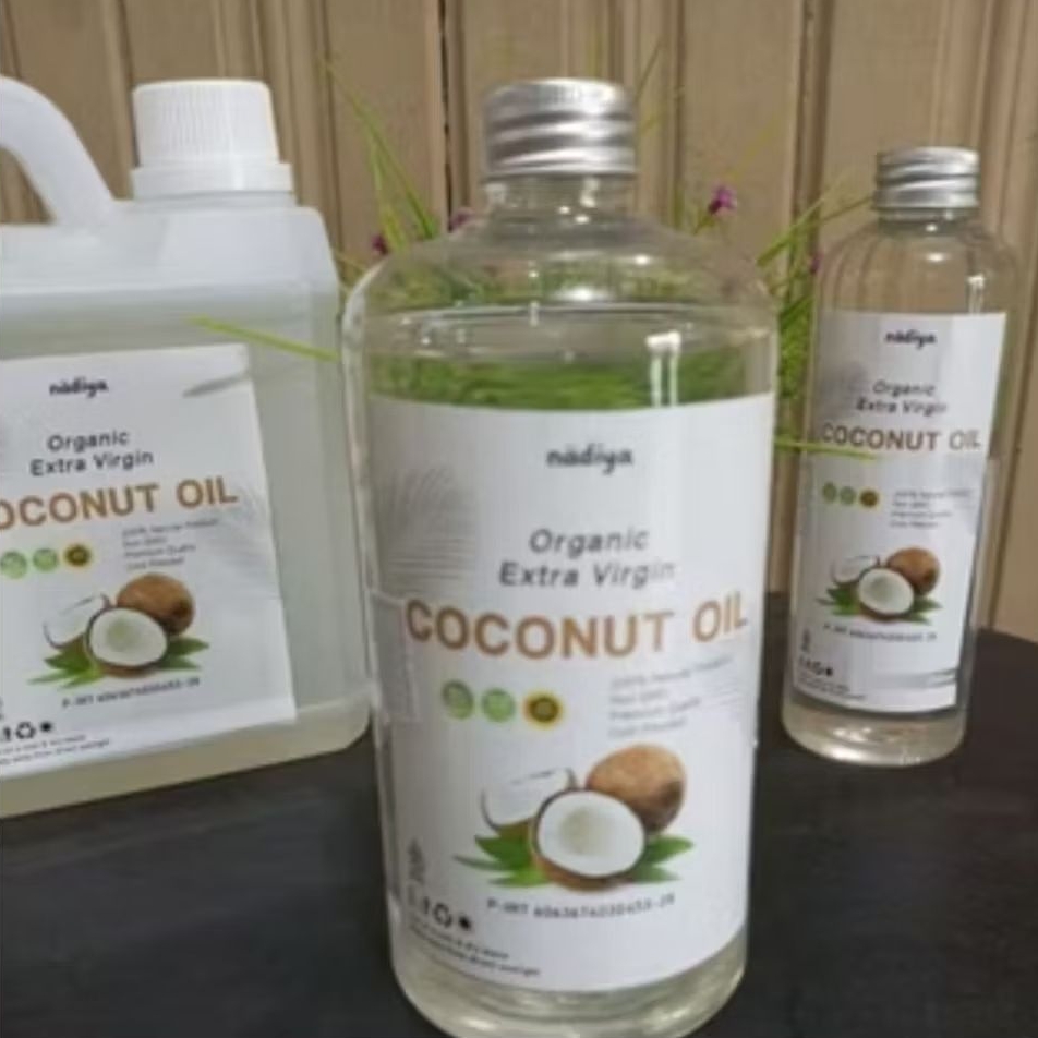 

500 ML VCO Organic Extra Virgin Coconut Oil Minyak Kelapa Asli Nadiya