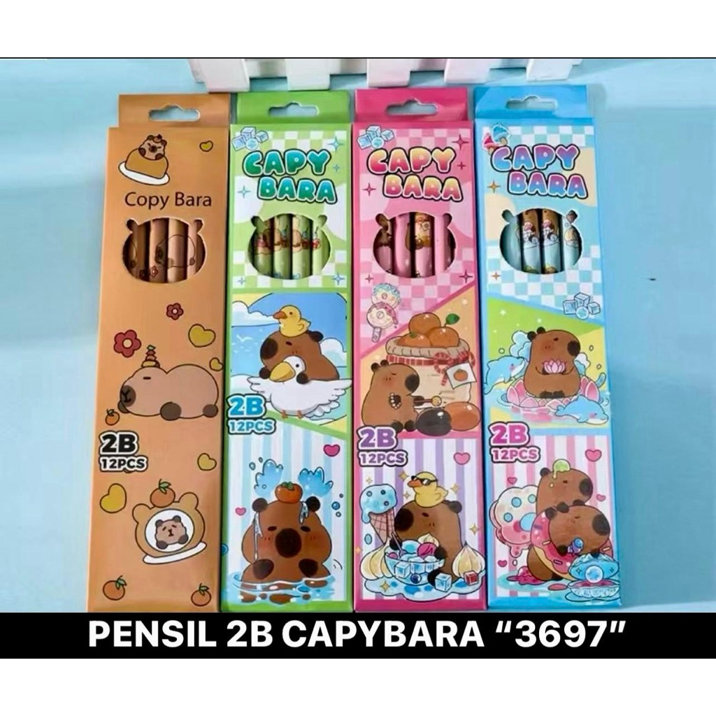 

12Pcs Pensil 2B Fancy Karakter Fancy Alat Tulis Sekolah