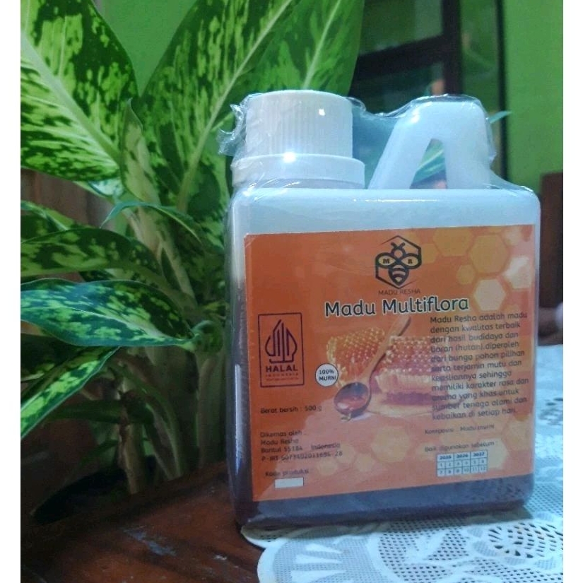 

Madu Resha Multiflora 500gram murni 100% untuk kesehatan dan stamina