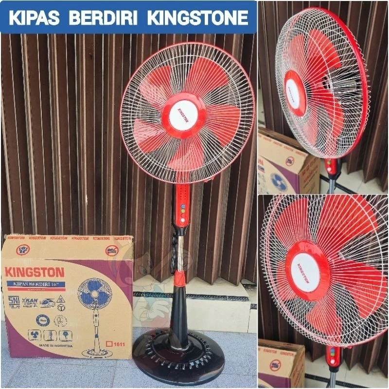 Kipas Angin Berdiri Kingston Model : 1611/ Stand Fan Kingston BATAM