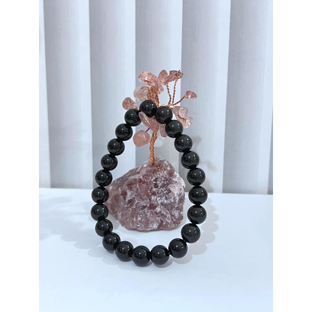 Gelang Obsidian 8mm/Gelang Obsidian/Obsidian bracelet/Gelang Batu Natural