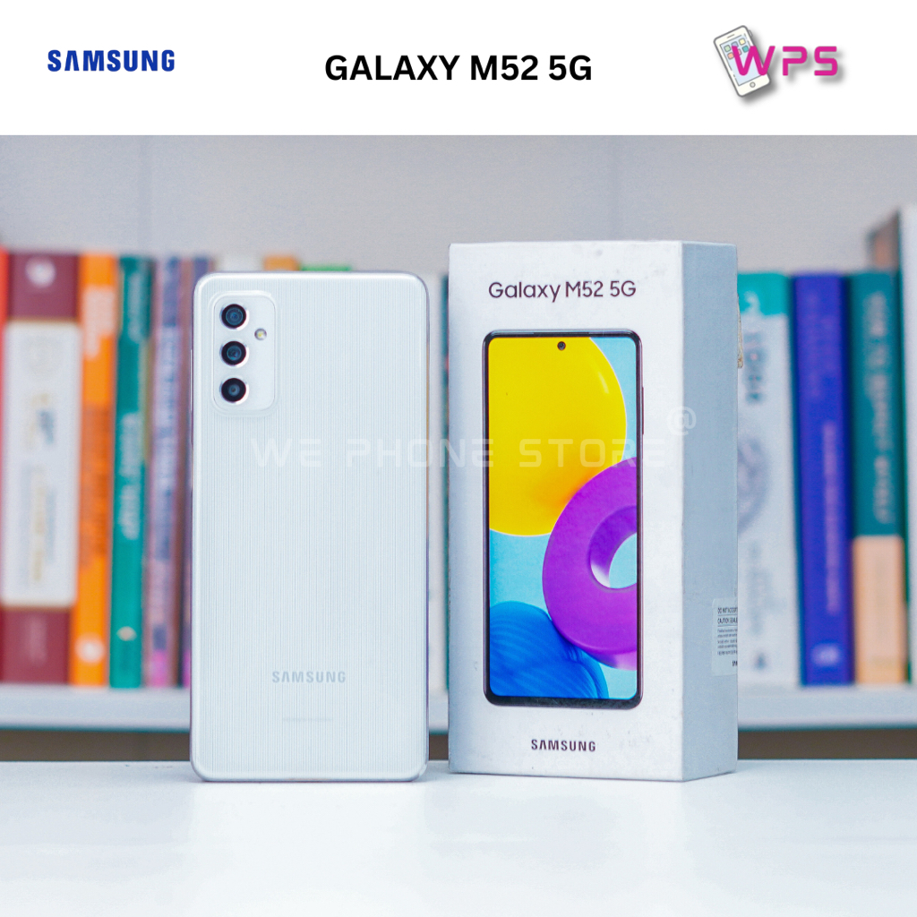 Samsung Galaxy M52 5G 8/128GB Second Original Fullset Garansi Resmi