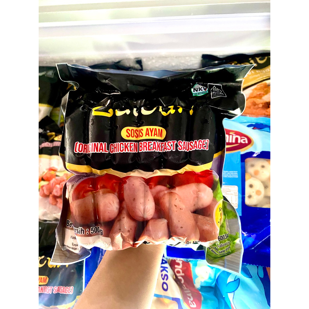 

ZAITUN Original Chicken Breakfast sausage 500gr / sosis ayam original frozen