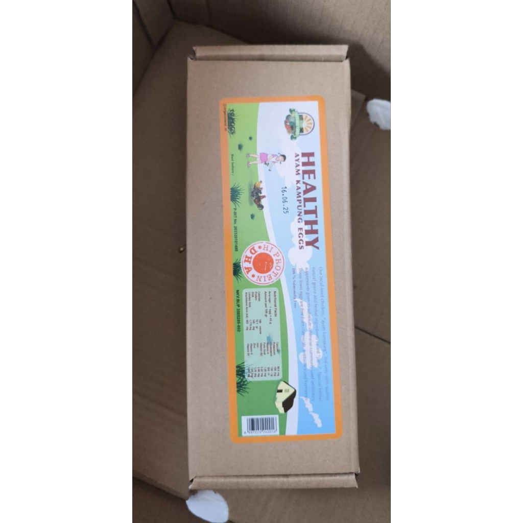 

Telur Ayam Kampung Organik 10 Btr / Box