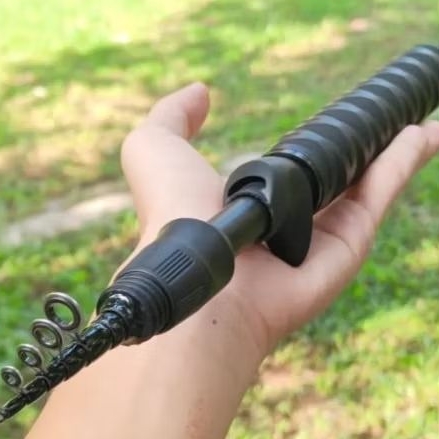 Joran telescopic 150cm Full Fuji Medium - Full Black